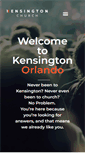 Mobile Screenshot of kensingtonorlando.org